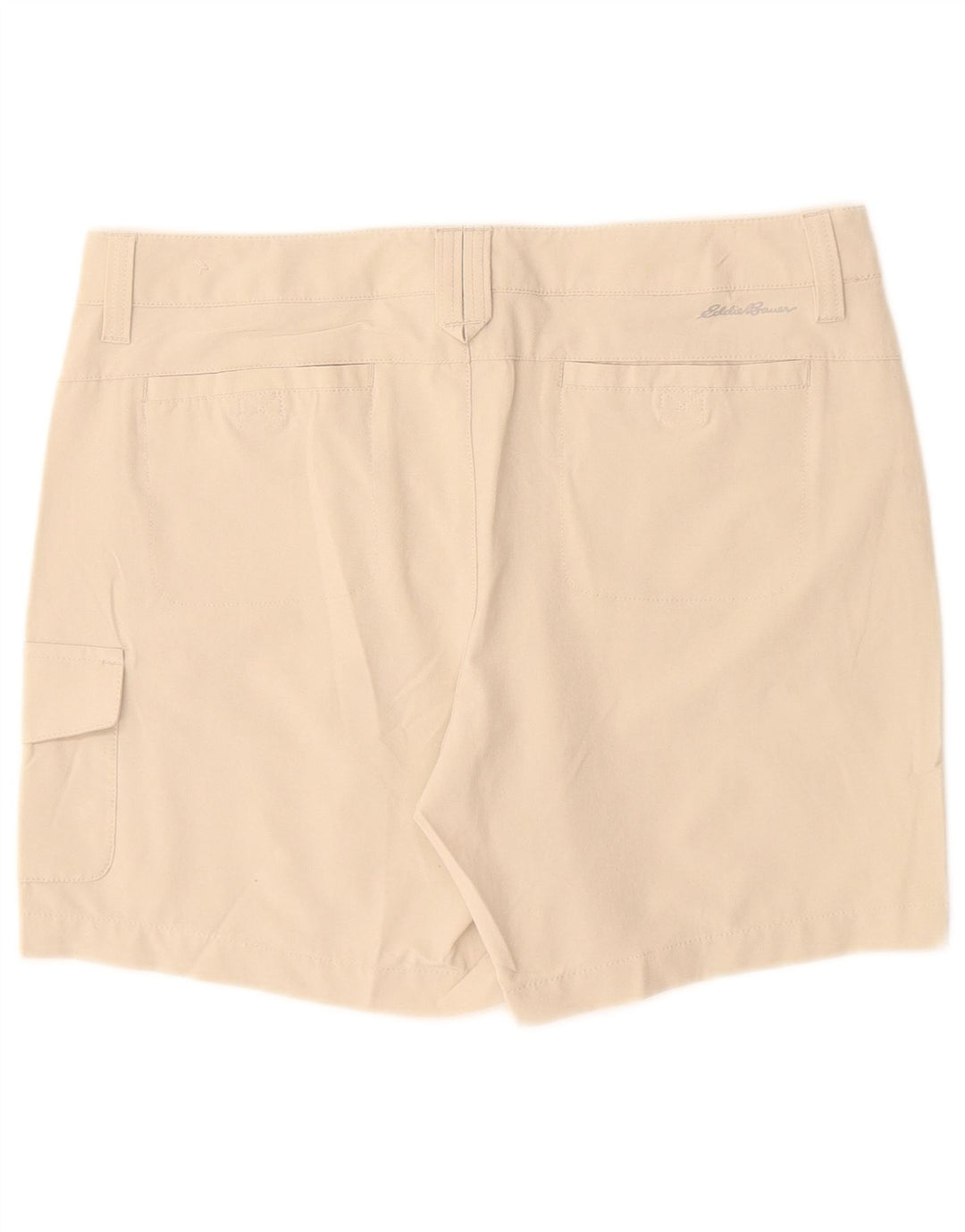 Eddie Bauer Pantalones cortos cargo para mujer US 8 Medium W30 Beige Poliéster