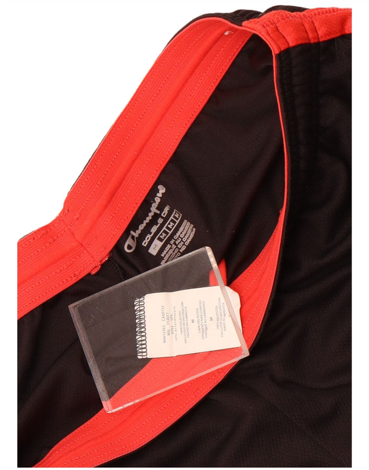 Champion Pantalones cortos deportivos Double Dry para hombre Poliéster color block mediano negro