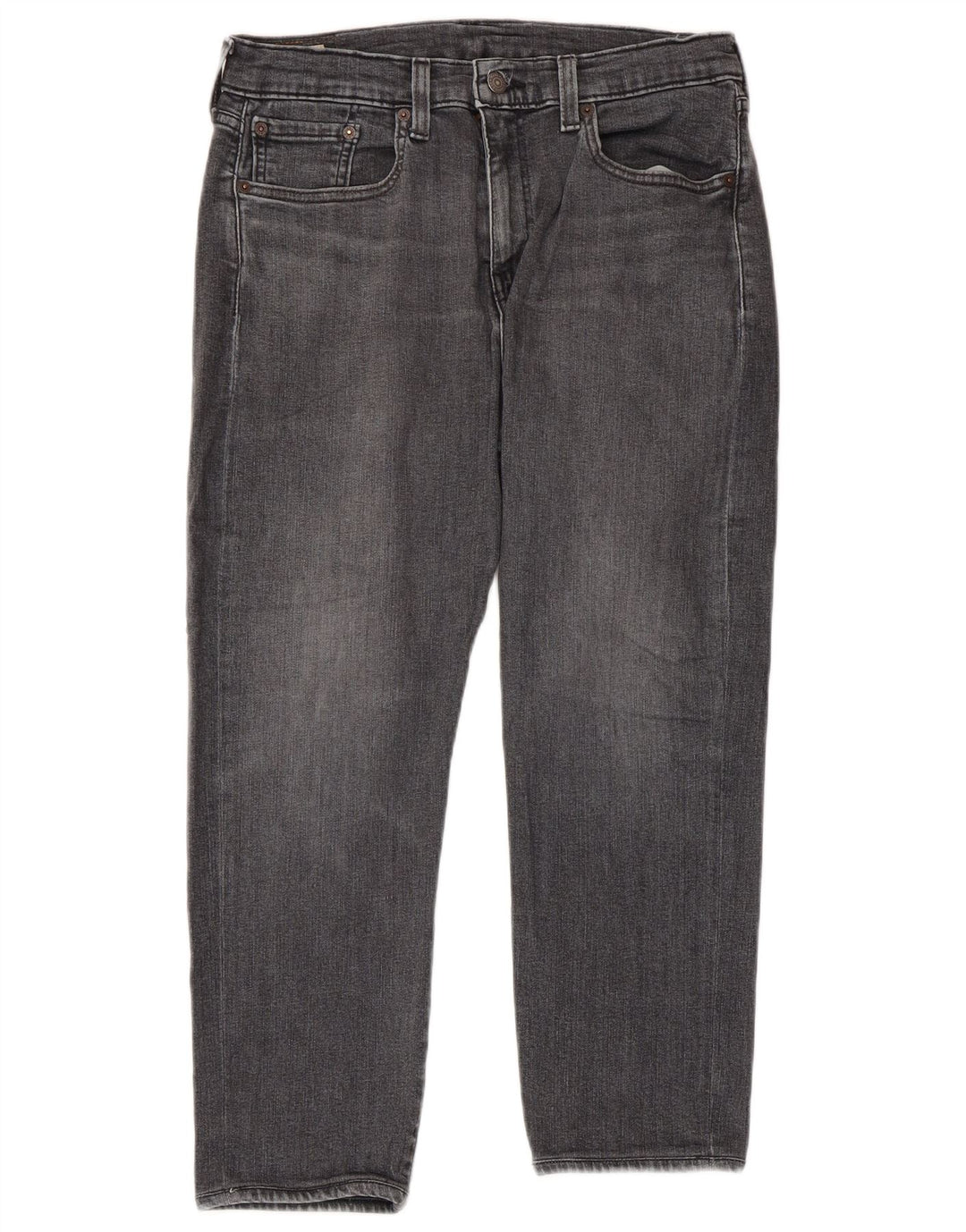Levi's Vaqueros recortados cónicos 502 para hombre W31 L24 Algodón gris