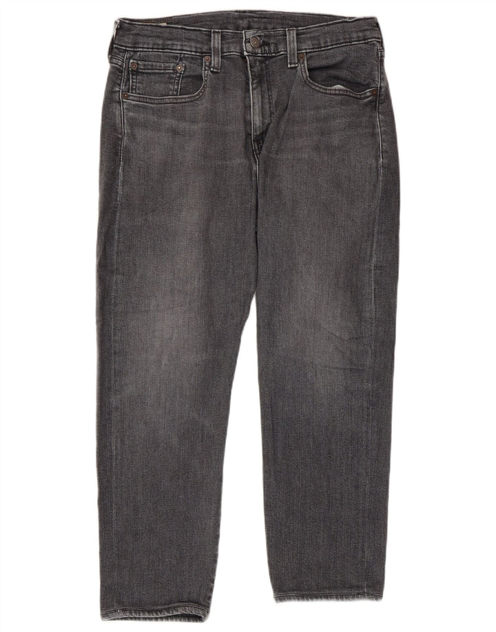 Levi's Vaqueros recortados cónicos 502 para hombre W31 L24 Algodón gris