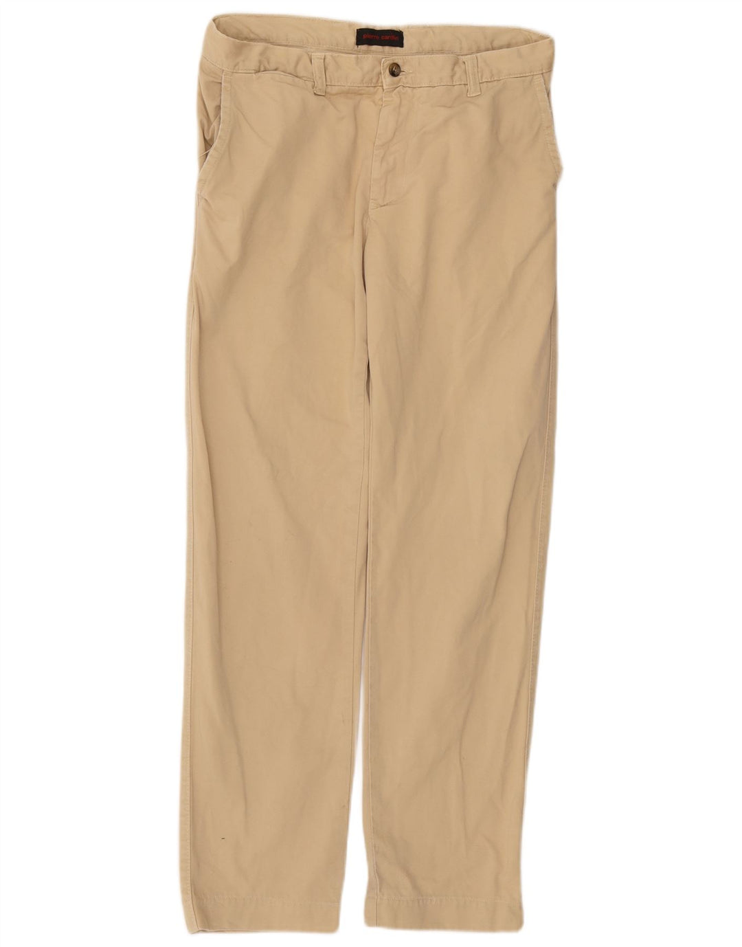 Pantalón chino recto Pierre Cardin para hombre W34 L30 Beige