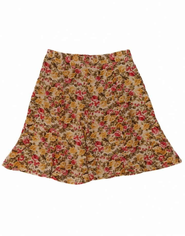 Tracy Evans Falda acampanada para mujer W28 Rayón floral multicolor mediano