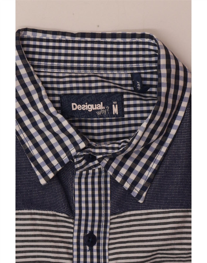 Camisa DESIGUAL para mujer UK 44 Medium Blue Gingham