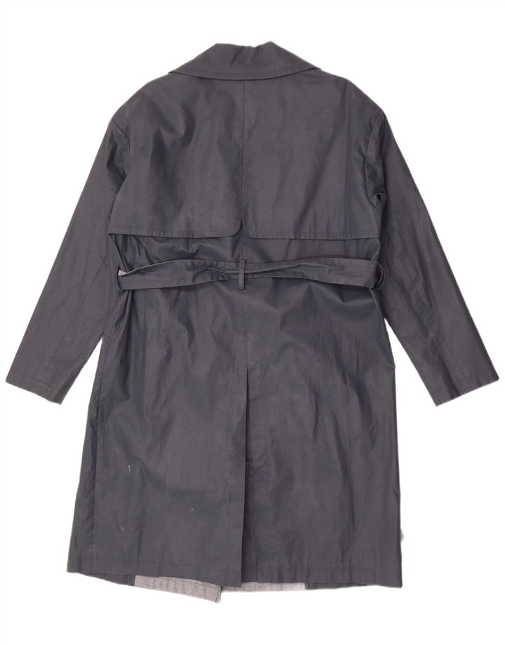 Hobbs Gabardina extragrande para mujer Reino Unido 10 Pequeño Algodón negro