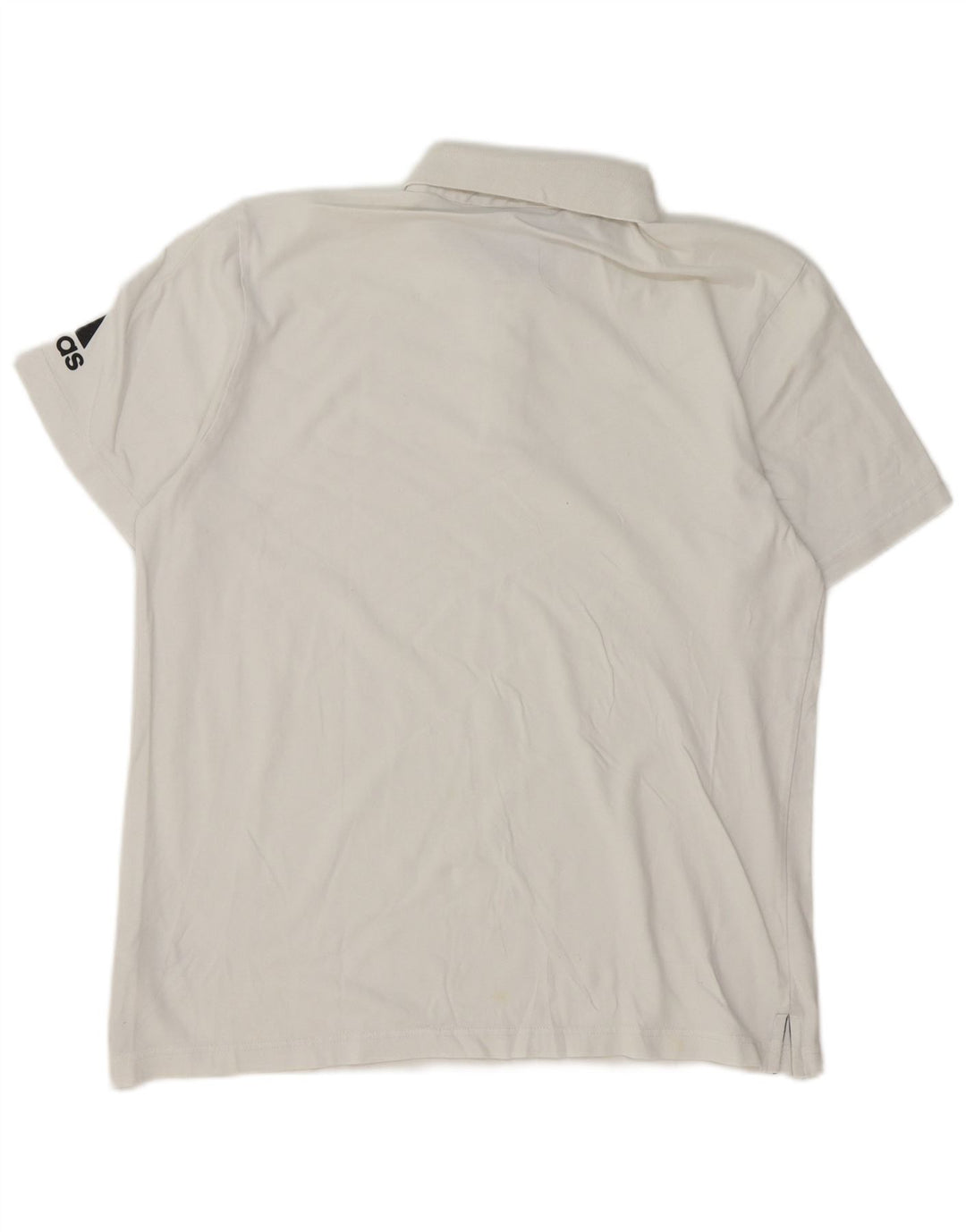 Polo Adidas Hombre Grande Blanco Algodón