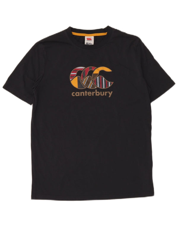 Canterbury Mens Uglies Graphic Camiseta Top Pequeño Algodón Gris