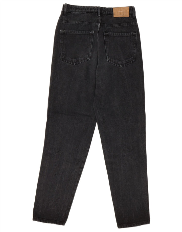 ZARA Vaqueros De Cintura Alta Mujer EU 32 2XS W22 L26 Negro