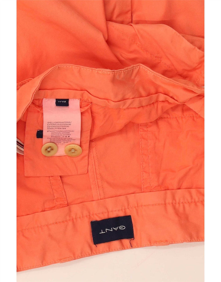 Gant Pantalones cortos chinos para hombre W40 XL Algodón naranja
