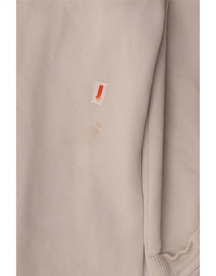 PUMA Sudadera con capucha y cremallera para mujer UK 10 Small White