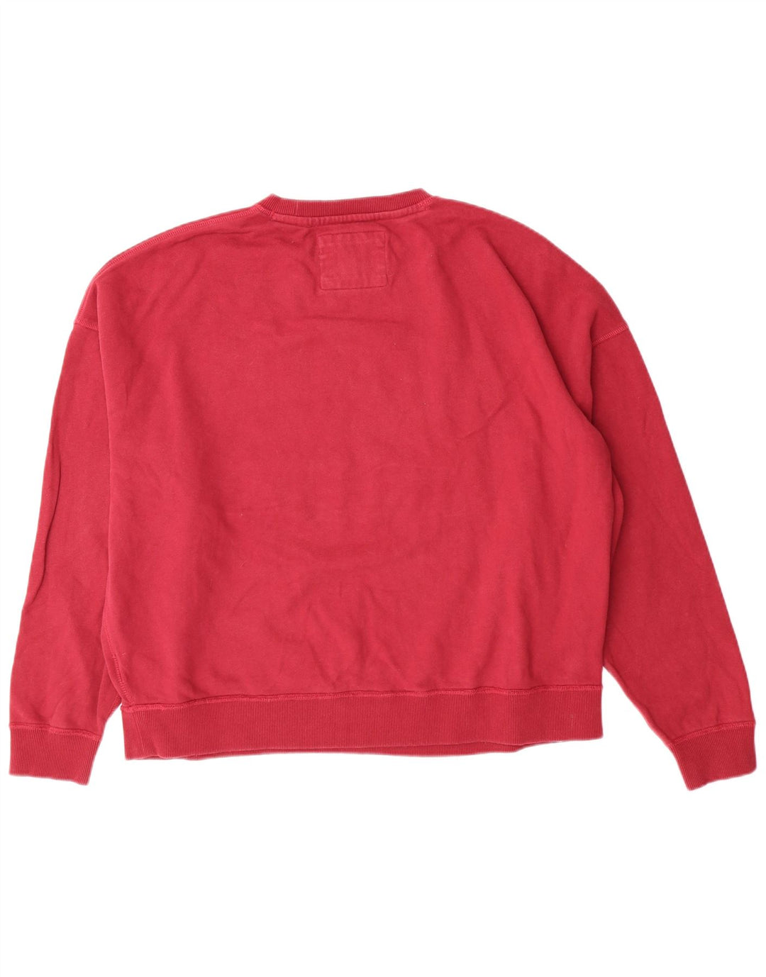 SUPERDRY Sudadera con gráfico extragrande para mujer, talla 40, talla M, color burdeos