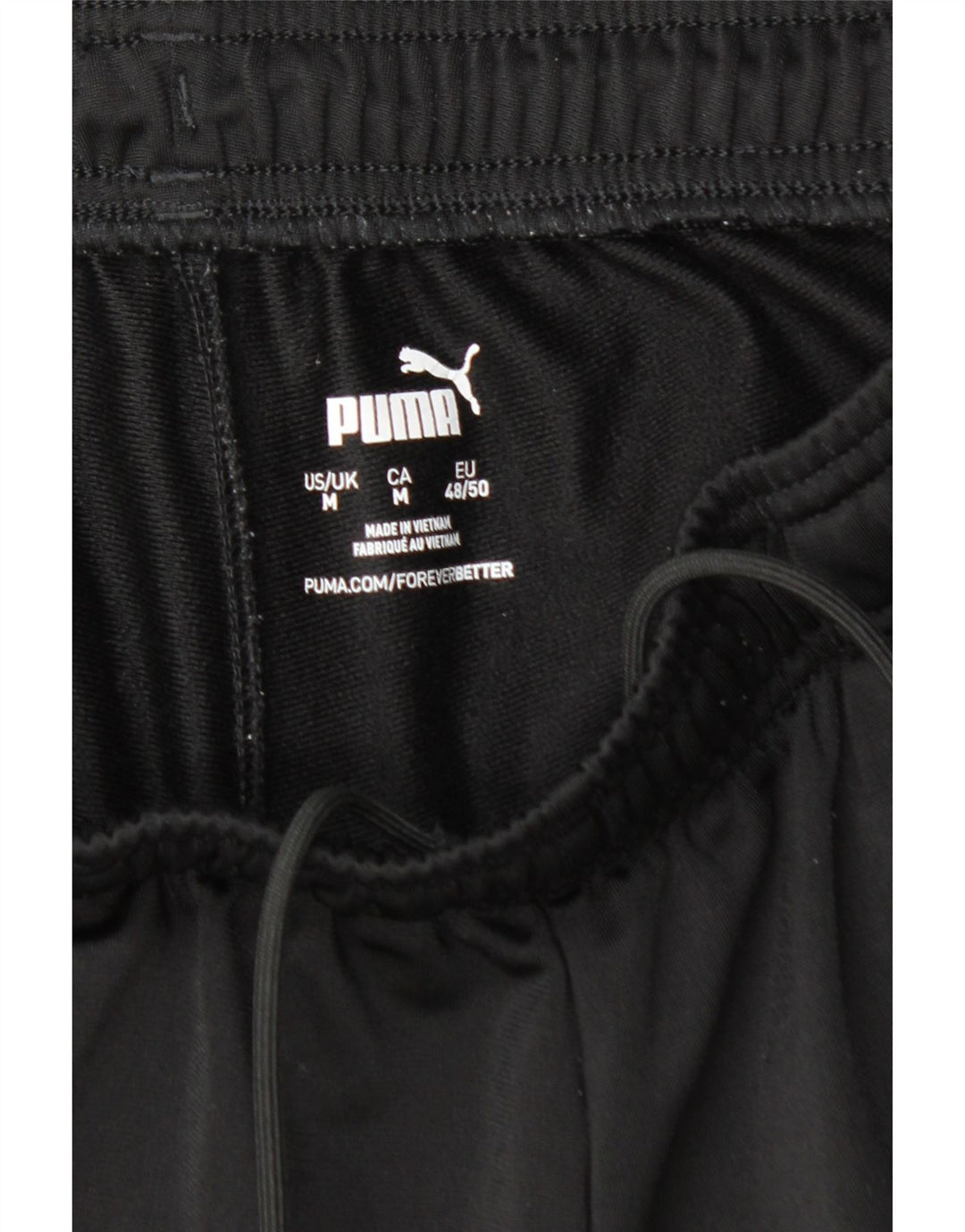 PUMA Mens Tracksuit Trousers Medium  Black Polyester