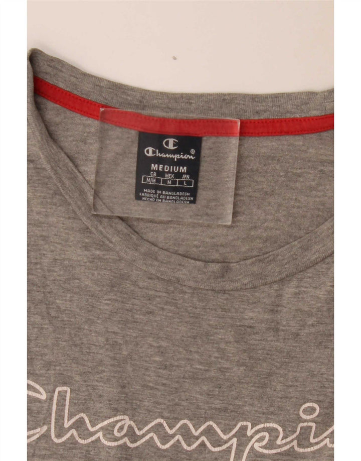 Champion Camiseta Gráfica Para Hombre Top Gris Medio