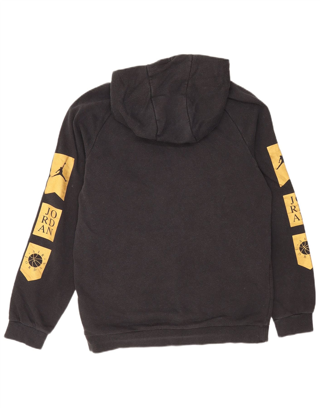 Jordan Hombre Sudadera Con Capucha Gráfica Jersey De Algodón Negro Mediano