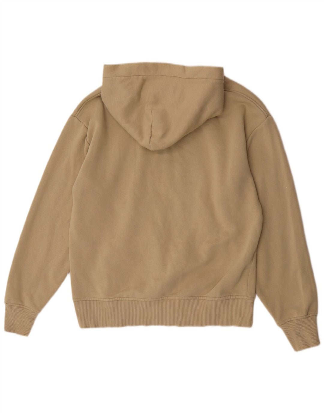 Zara Hombre Sudadera Con Capucha Jersey Small Beige Algodón