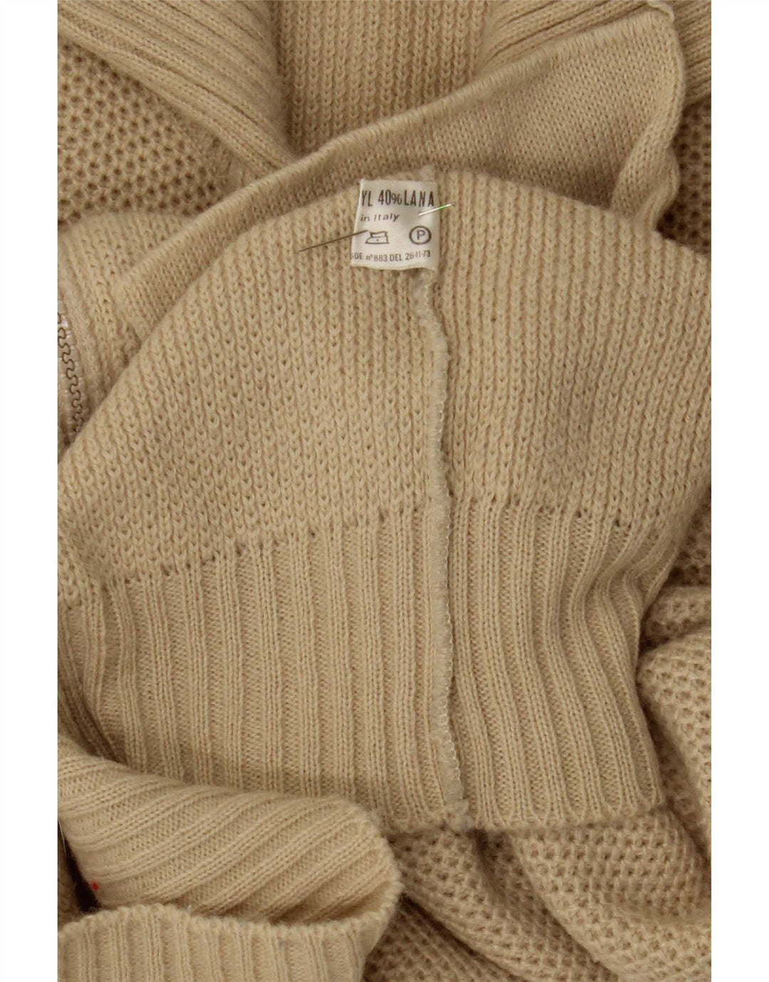 Gordon Suéter tipo cárdigan para hombre Poliéster beige medio