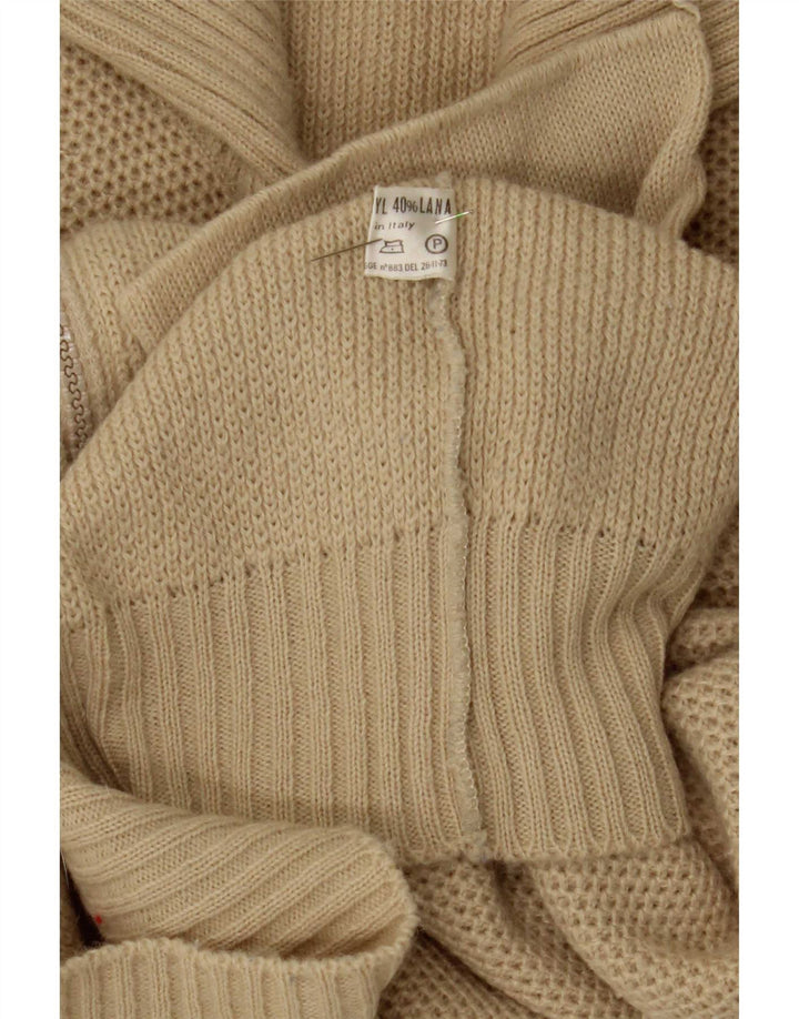 Gordon Suéter tipo cárdigan para hombre Poliéster beige medio