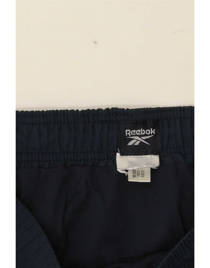 Reebok Shorts deportivos con gráficos para hombre, tamaño mediano, azul marino