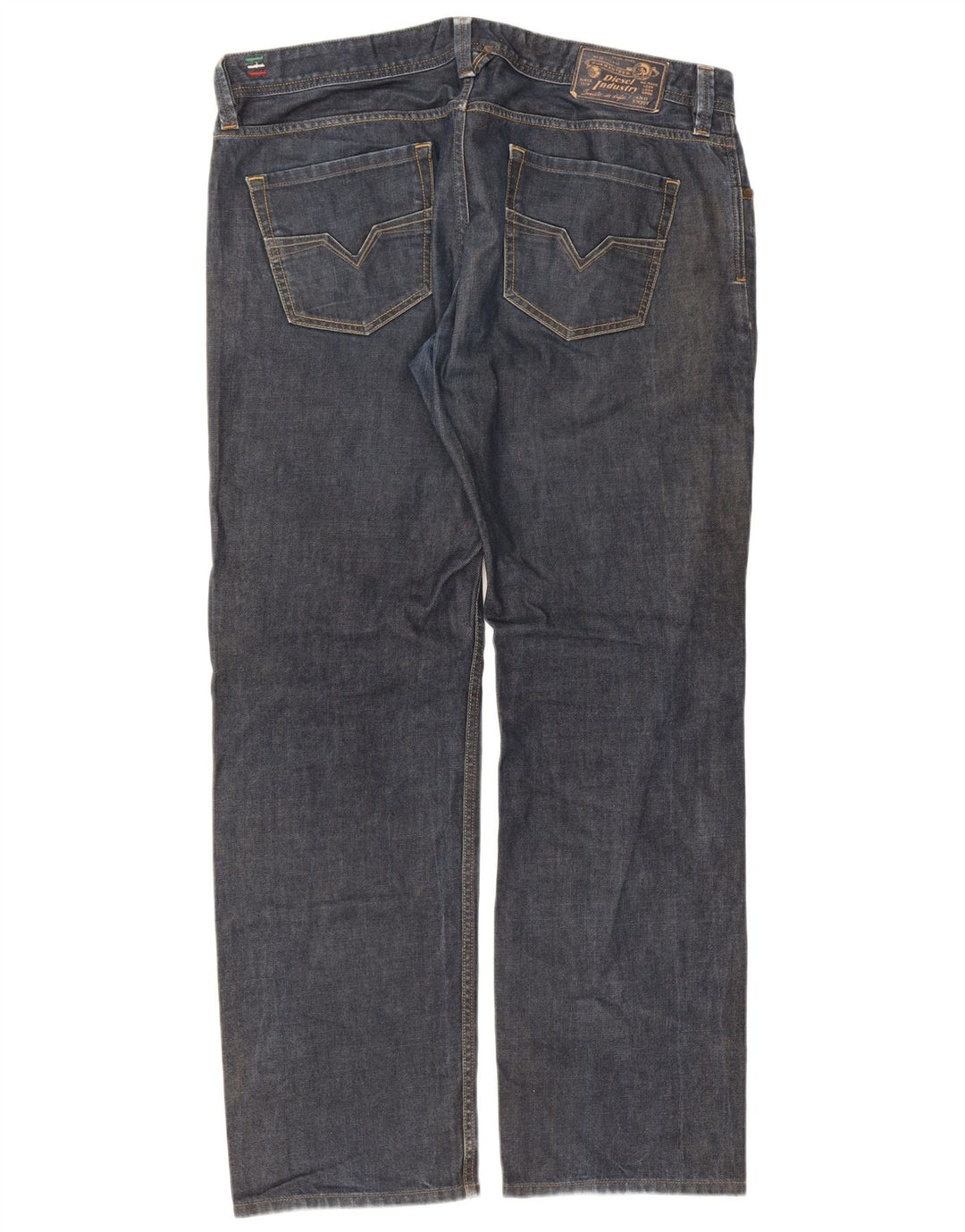 Diesel Hombre Larkee Regular Jeans Rectos W38 L32 Algodón Azul