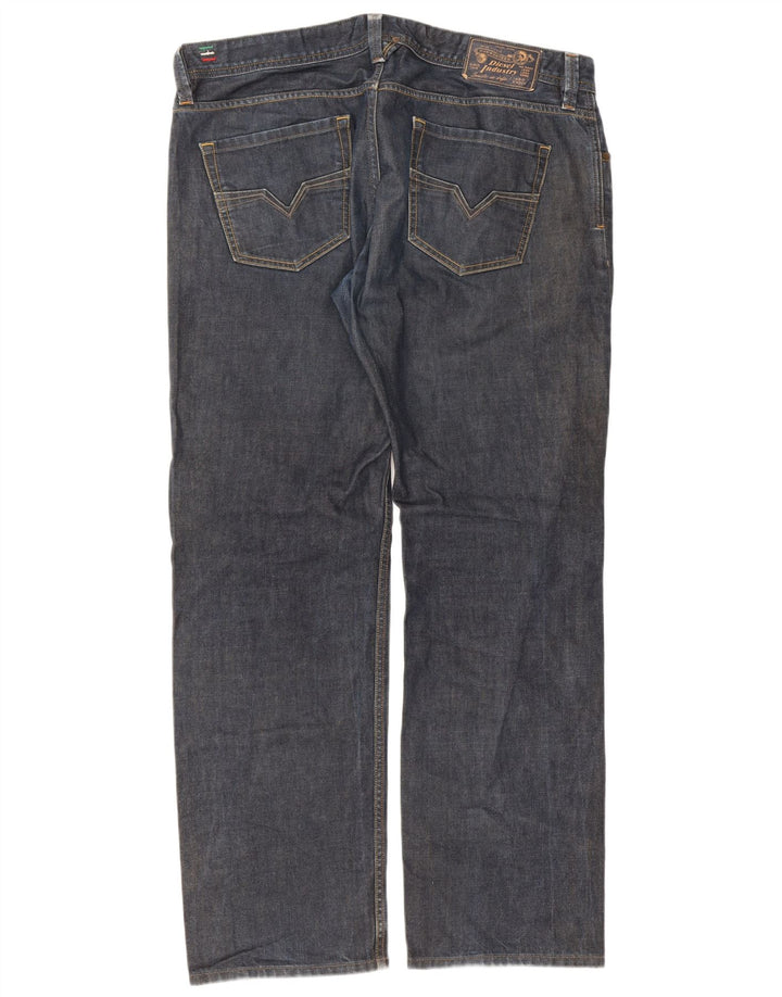 Diesel Hombre Larkee Regular Jeans Rectos W38 L32 Algodón Azul