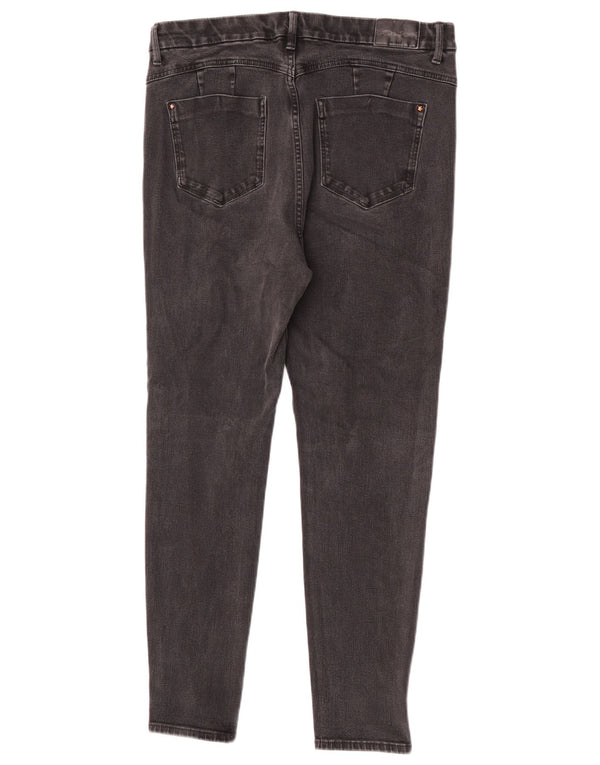 Marks & Spencer Jeans Ajustados The Magic para Mujer Reino Unido 46 Grande W34 L28 Negro