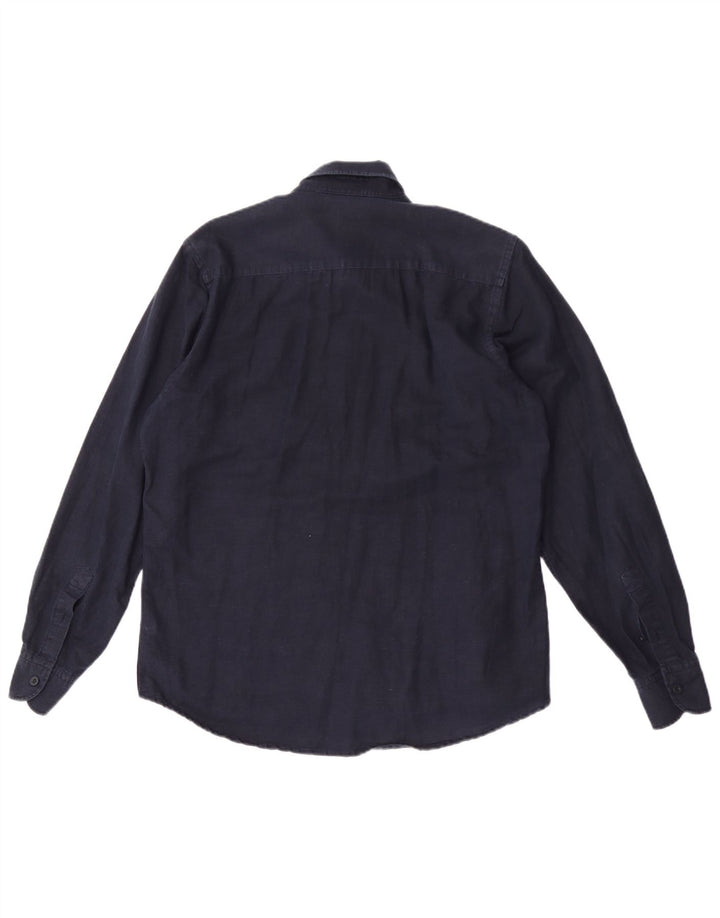 Camisa North Sails Hombre Mediana Azul Marino Algodón