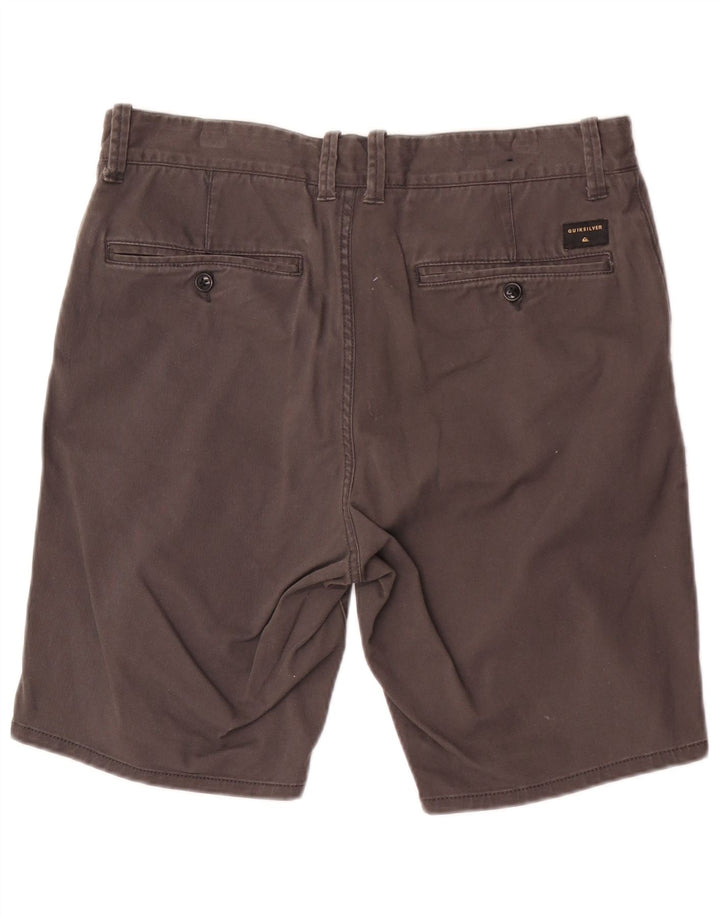 Pantalones cortos chinos Quiksilver para hombre W32 Gris medio