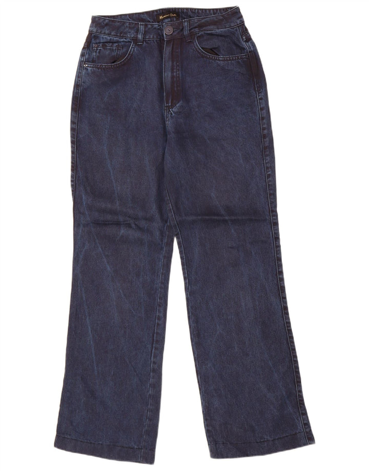 Massimo Dutti Jeans Bootcut Mujer EU 36 XS W26 L29 Azul Marino Lyocell