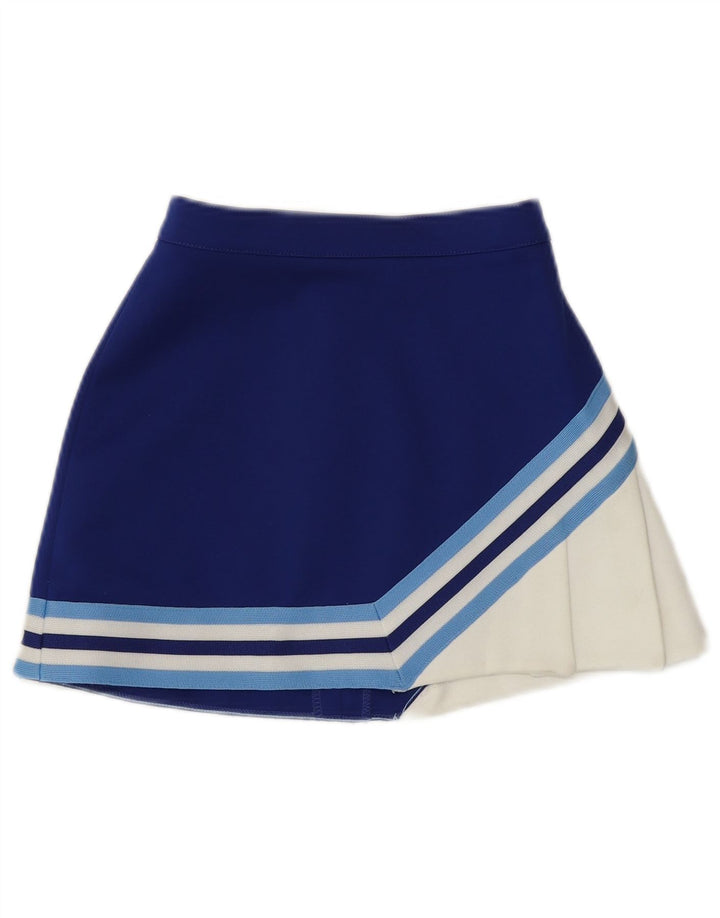Falda de tenis Varsity para mujer UK 8 Small Azul Colorblock Poliéster