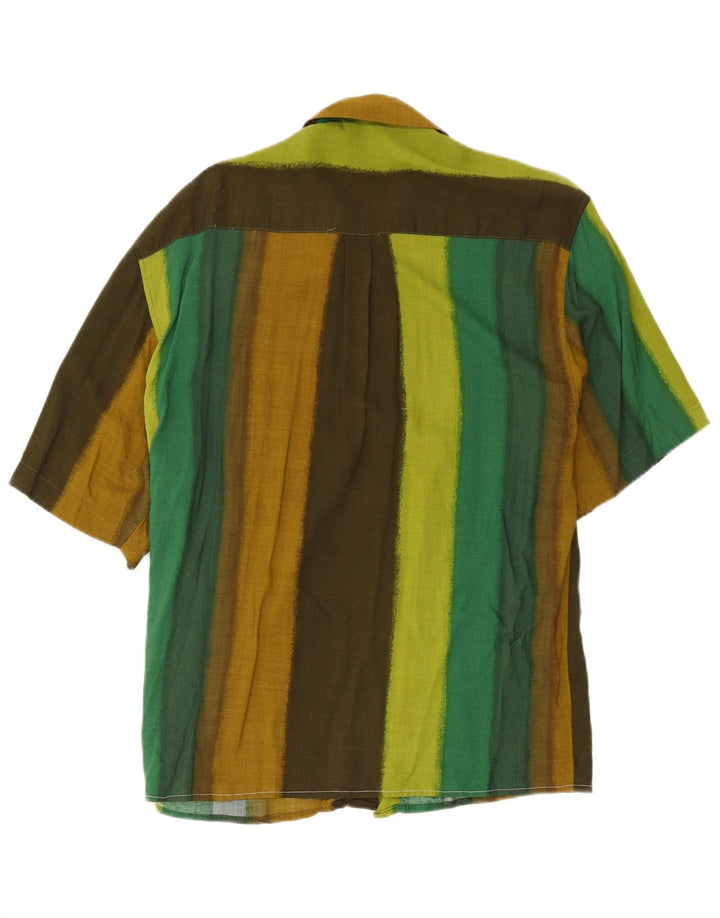 Club D'Amingo Camisa Manga Corta Hombre Small Multicolor Rayas