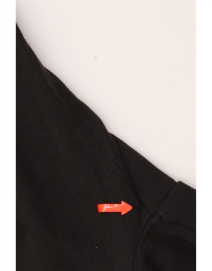 Champion Pantalón De Chándal Para Hombre Grande Negro Algodón