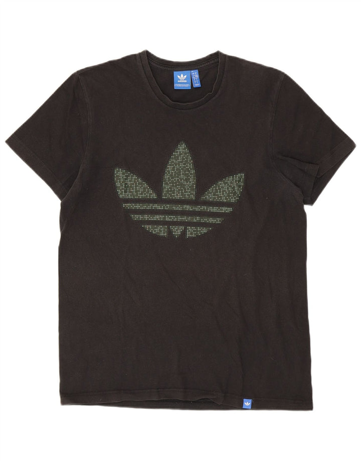 Adidas - Camiseta gráfica para hombre, talla grande, color negro