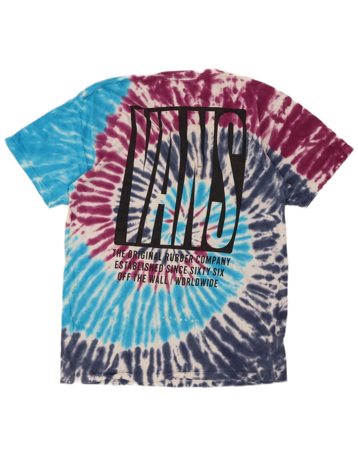 VANS Camiseta gráfica para hombre Top Medium Multicolor Tie Dye Algodón