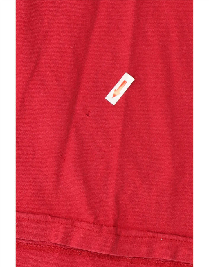 Vans - Camiseta gráfica para hombre, talla grande, color rojo