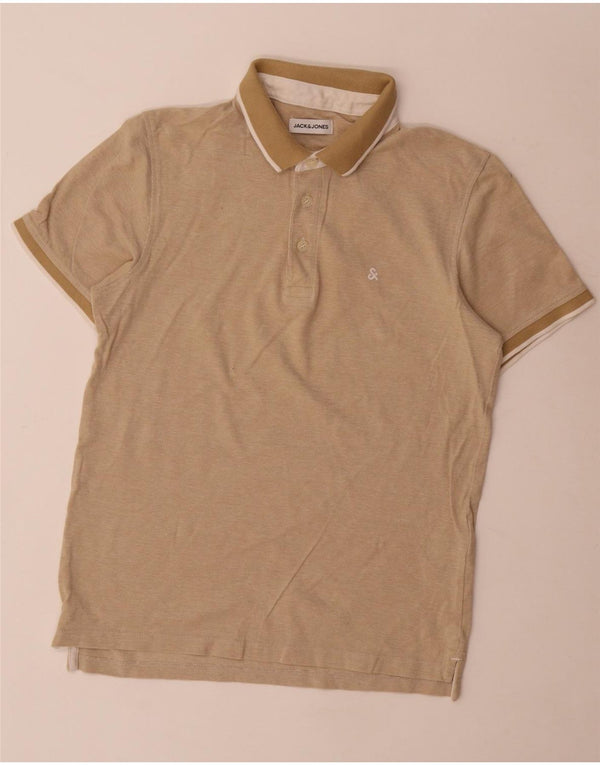 Polo Jack & Jones Hombre Small Beige Algodón
