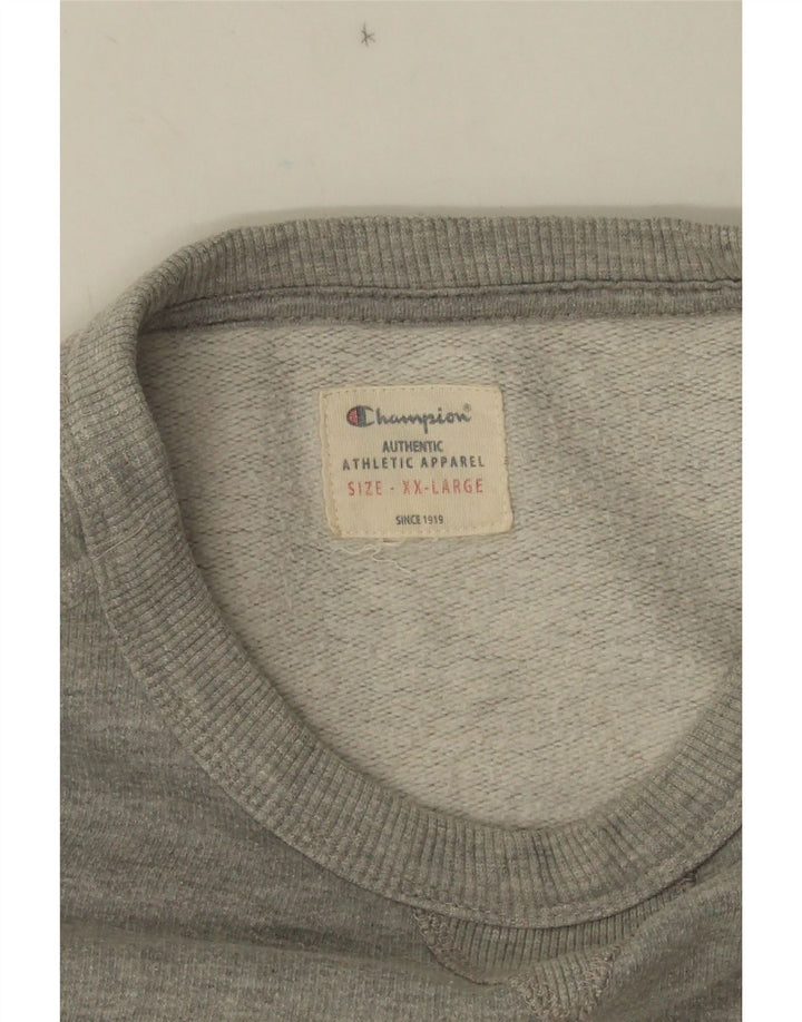 Champion Sudadera Gráfica para Hombre Jersey 2XL Gris Moteado