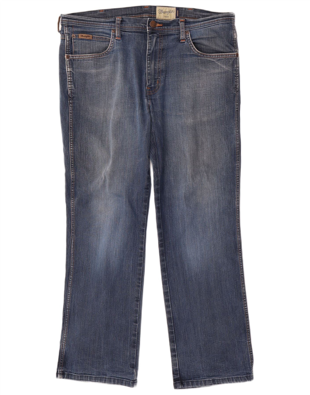 WRANGLER Vaqueros rectos elásticos Arizona para hombre W36 L30 Algodón azul