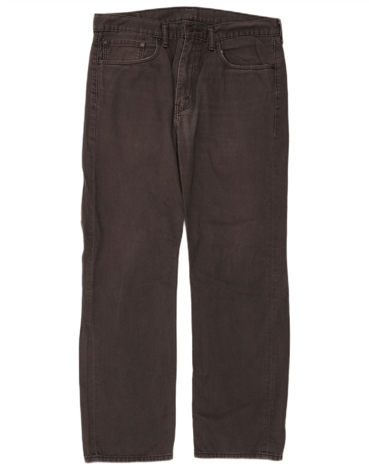 Levi's Vaqueros rectos 505 para hombre W36 L32 Algodón gris