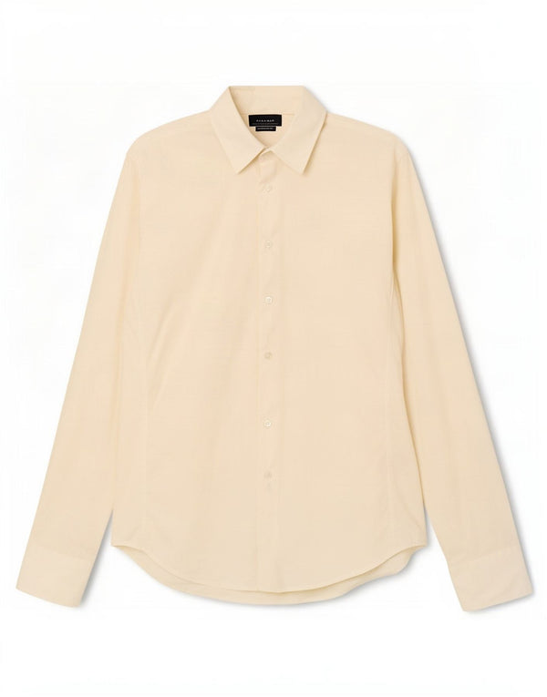 Zara Mujer Camisa Extra Slim Fit Grande Algodón Blanco