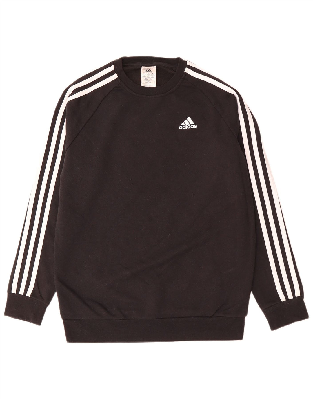ADIDAS Sudadera extragrande para mujer Jersey UK 0/2 XS Algodón negro