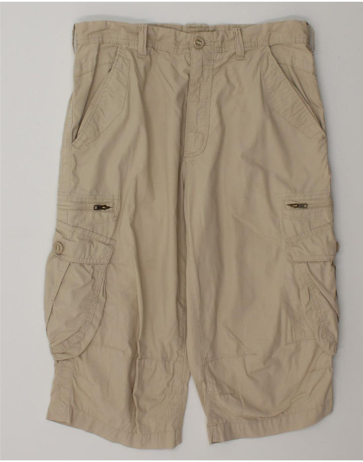 Marks & Spencer Bermudas tipo cargo para hombre W34 Algodón beige grande