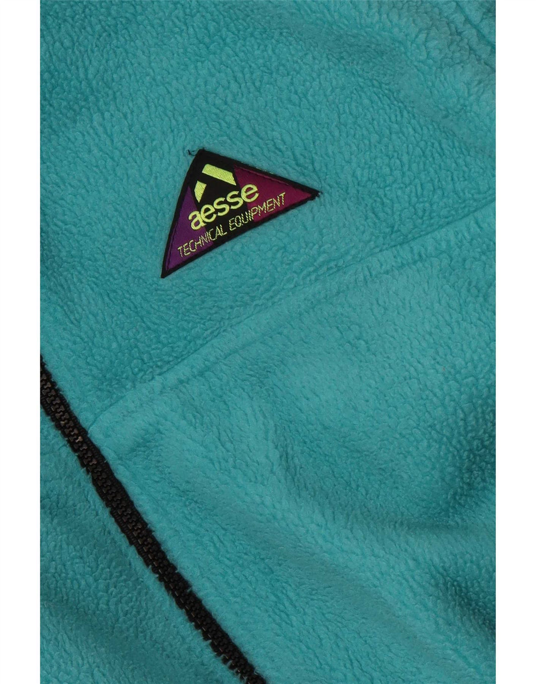 Aesse Chaqueta Polar Hombre UK 38 Medium Turquesa Poliéster Deportes