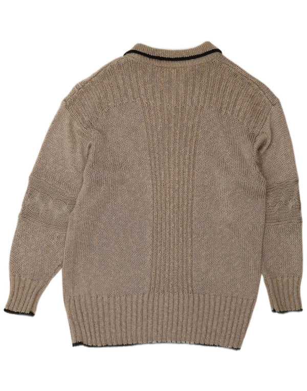 Madeleine Jersey tipo polo para mujer IT 44/46 Viscosa beige grande