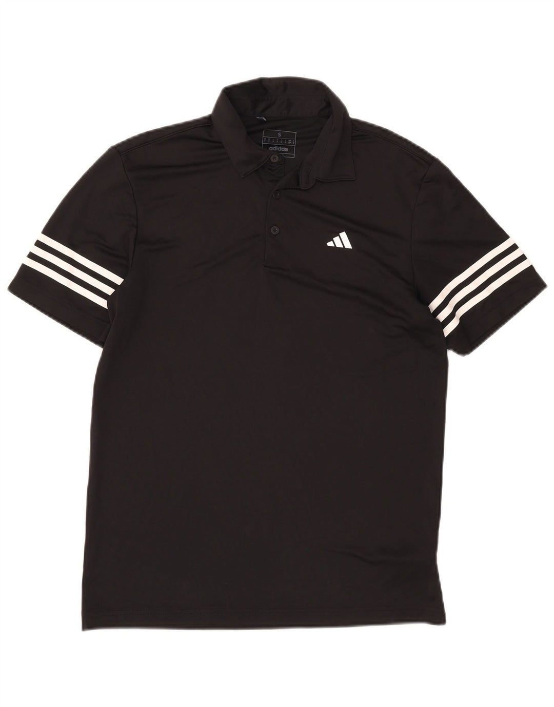 Adidas Polo Hombre Pequeño Poliéster Negro