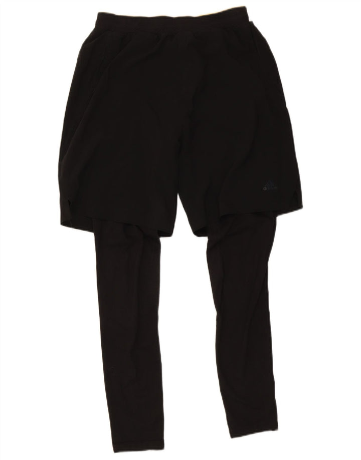 Adidas Leggings para mujer Reino Unido 10 Pequeño Poliéster negro