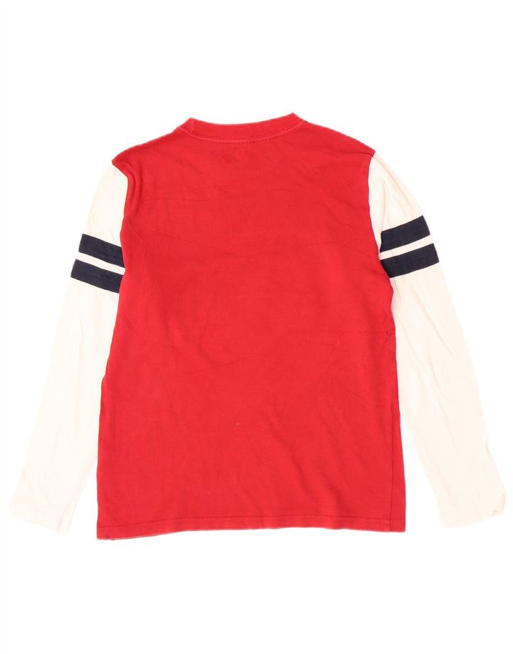 Tommy Hilfiger Camiseta gráfica de manga larga para niños 8-9 años Mediano Rojo