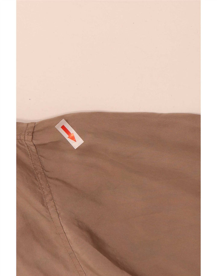 Camisa vintage de gran tamaño para mujer IT 44 Beige medio