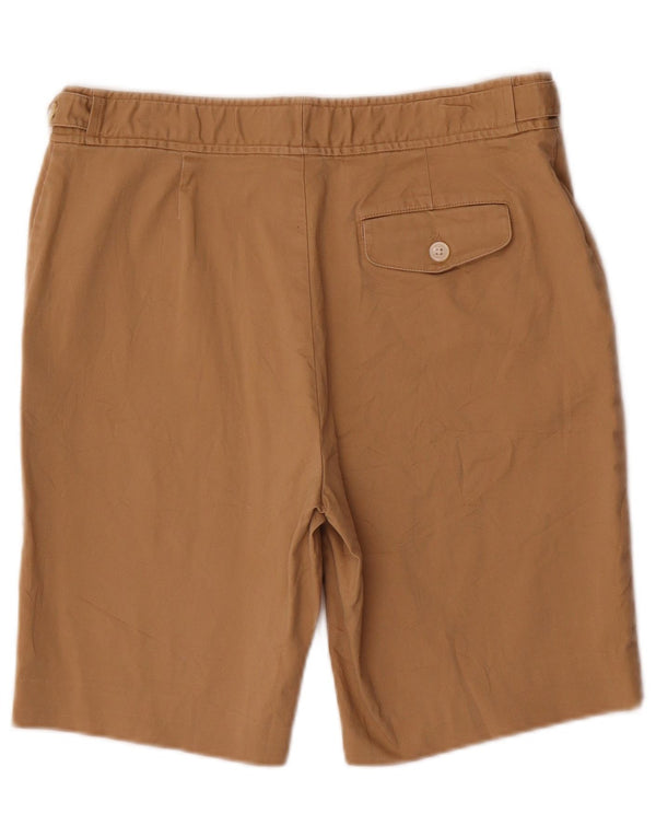 Ralph Lauren - Pantalones cortos chinos para mujer US 6 mediano W28 algodón beige