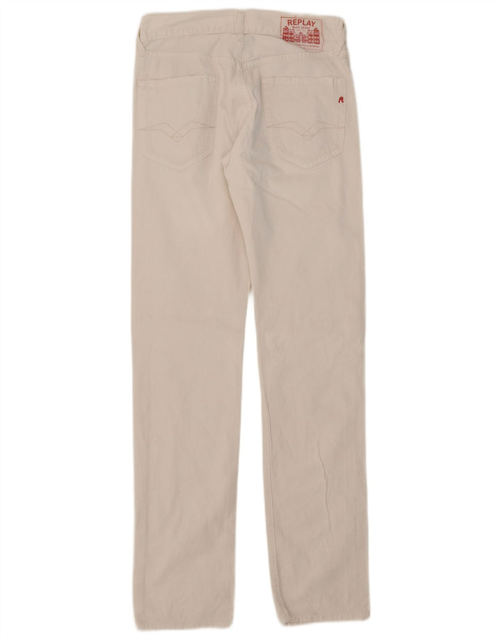 Vaqueros ajustados para mujer Replay W30 L34 Blanco