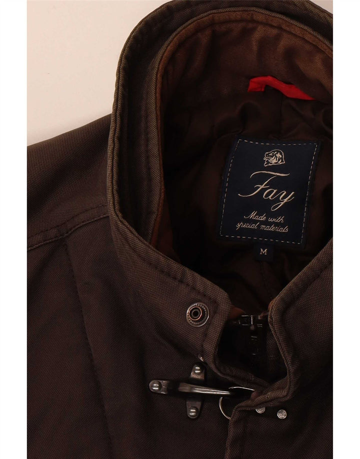 Fay Chaqueta utilitaria para hombre UK 38 Marrón medio