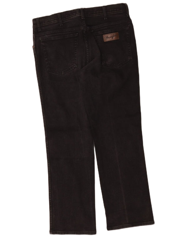 Wrangler Vaqueros rectos Texas para hombre W35 L30 Algodón negro